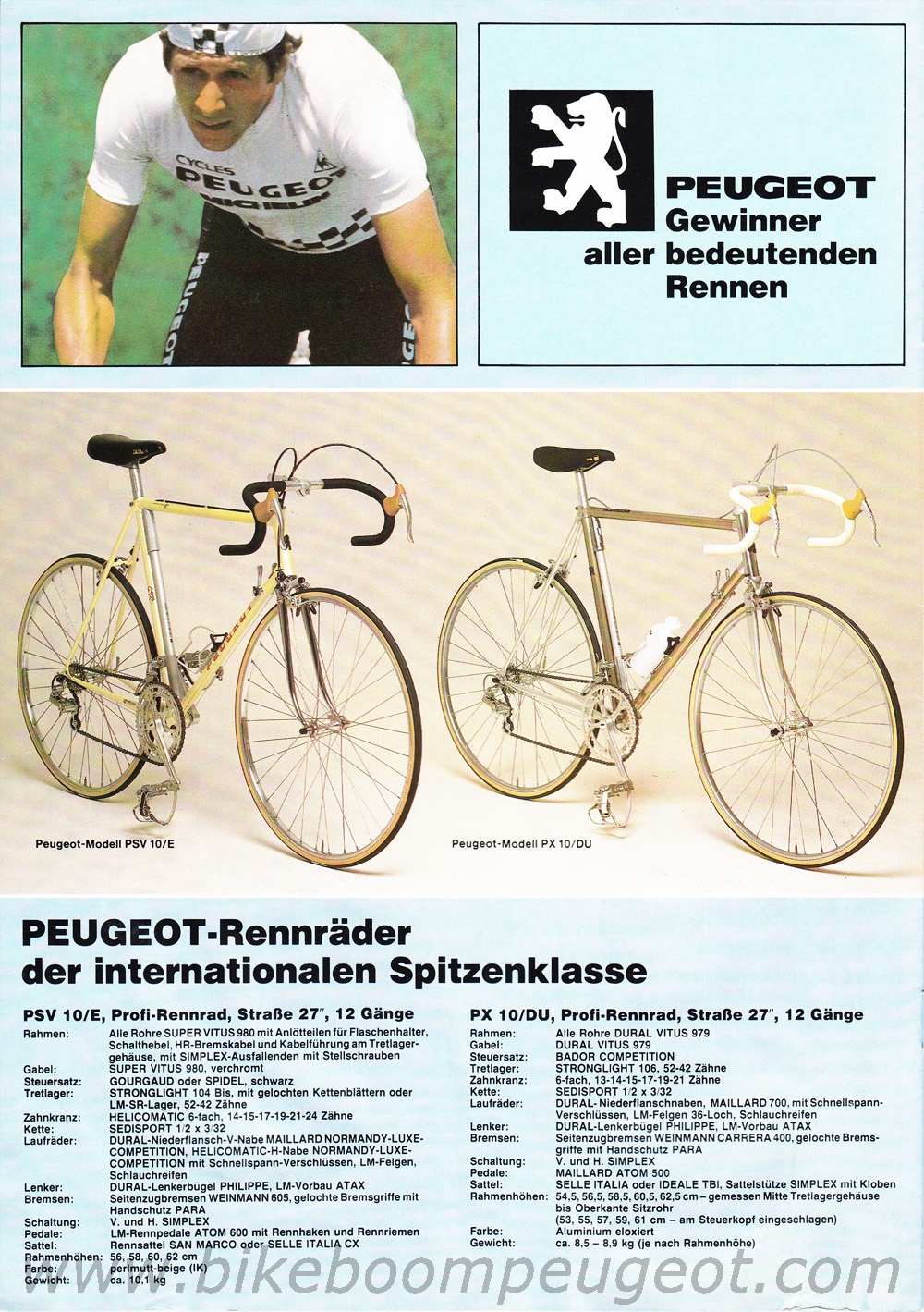Peugeot 1983 Germany Brochure